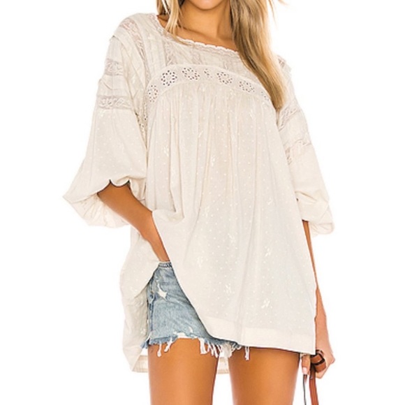 Free People Tops - NWT Free People Azalea Lace Tunic Dress